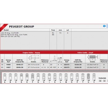 SİBOP GAYDI G0273 IN 4 EX 4 P205 JUNIOR 8V