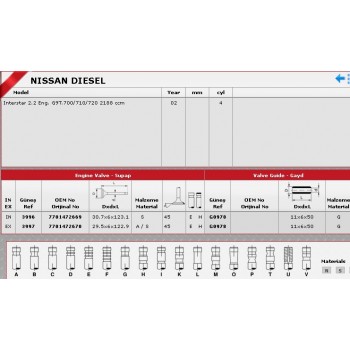 SİBOP GAYDI G0978 LAGUNA 2.2 MASTER 2.5-16V