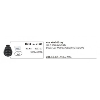 AKS KÖRÜĞÜ DIŞ 41540 P106 P206 P306 P307 P405 P406 P806 PARTNER 3293.03