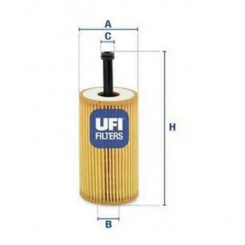 YAĞ FİLTRESİ 2503200 P206 P306 P307 C2 C3 1.4İ-1.6İ 8V ELEMAN TİP